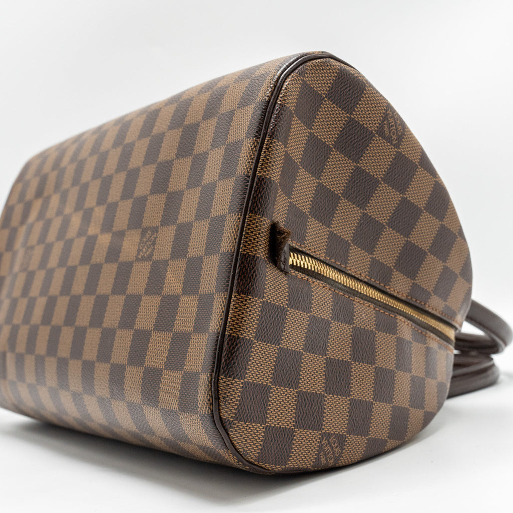 LOUIS VUITTON RIBERA MM TOTE DAMIER EBENE CANVAS GHW