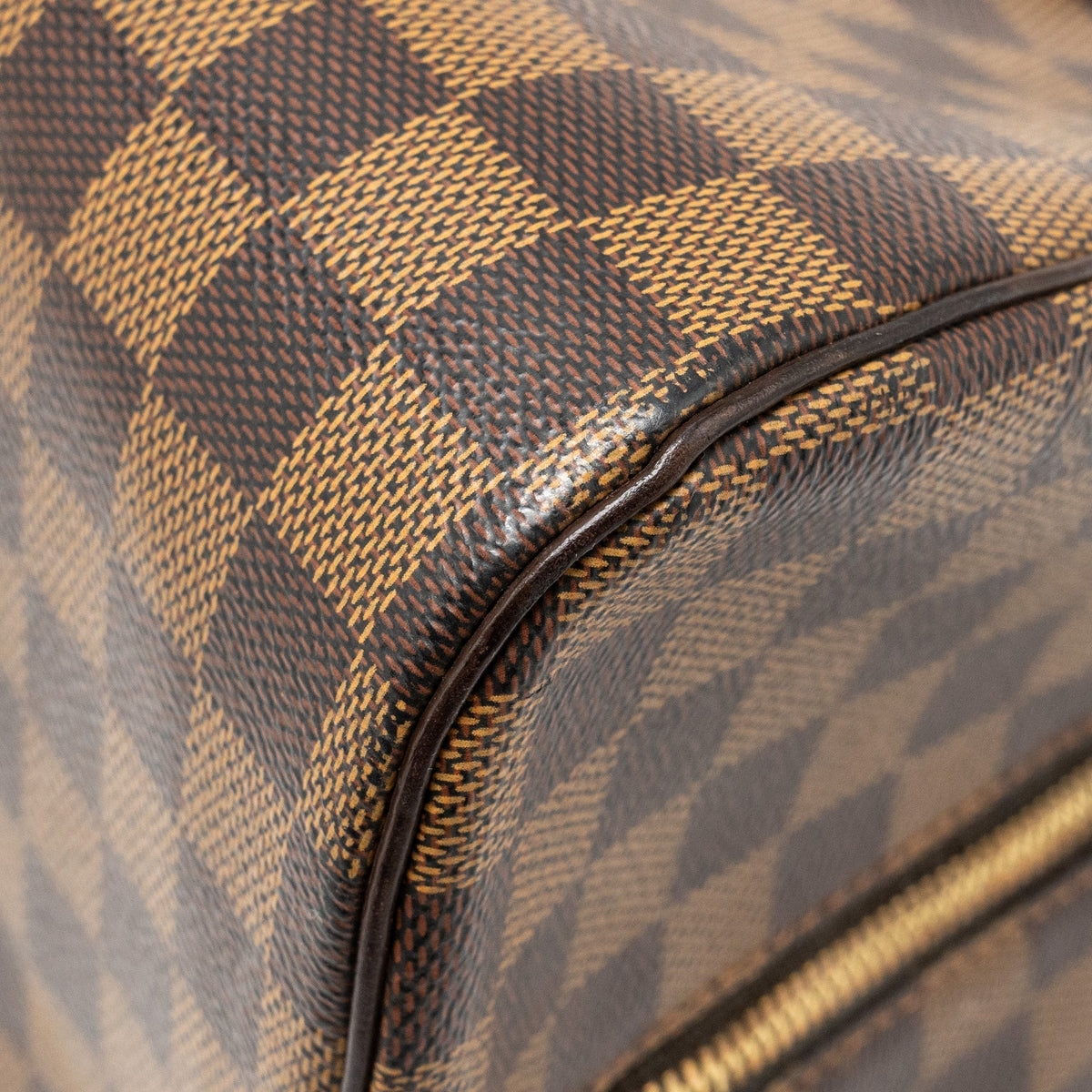 LOUIS VUITTON RIBERA MM TOTE DAMIER EBENE CANVAS GHW