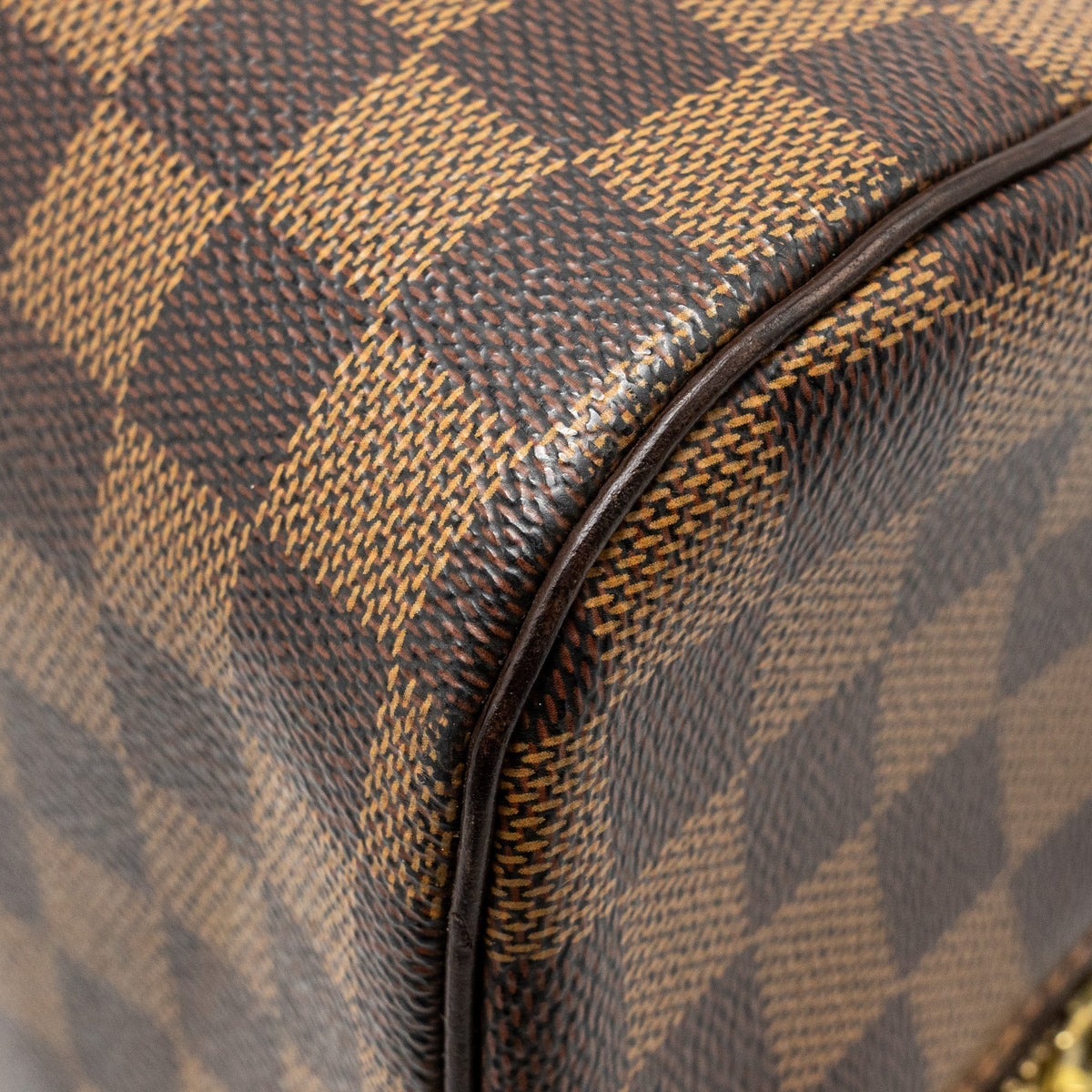LOUIS VUITTON RIBERA MM TOTE DAMIER EBENE CANVAS GHW