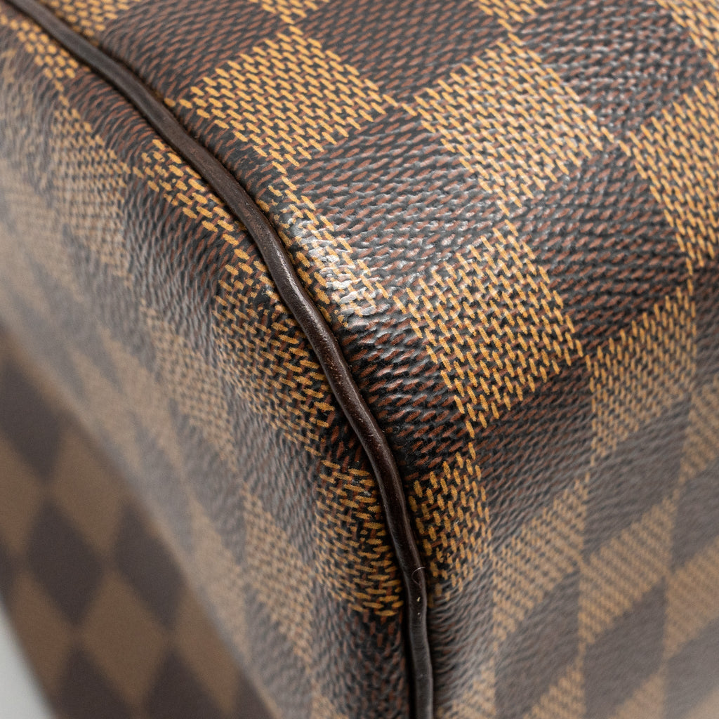 LOUIS VUITTON RIBERA MM TOTE DAMIER EBENE CANVAS GHW