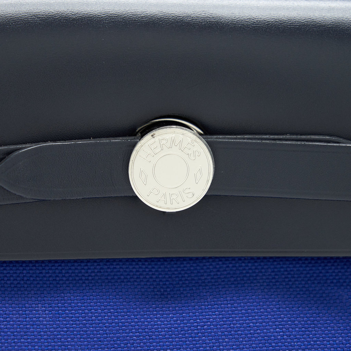 Hermes Herbag 31 Electrique Blue SHW