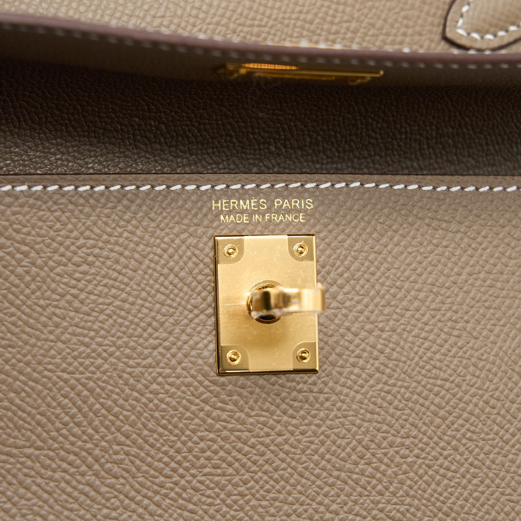HERMES KELLY SELLIER EN DESORDRE 20 EPSOM ETOUPE GHW