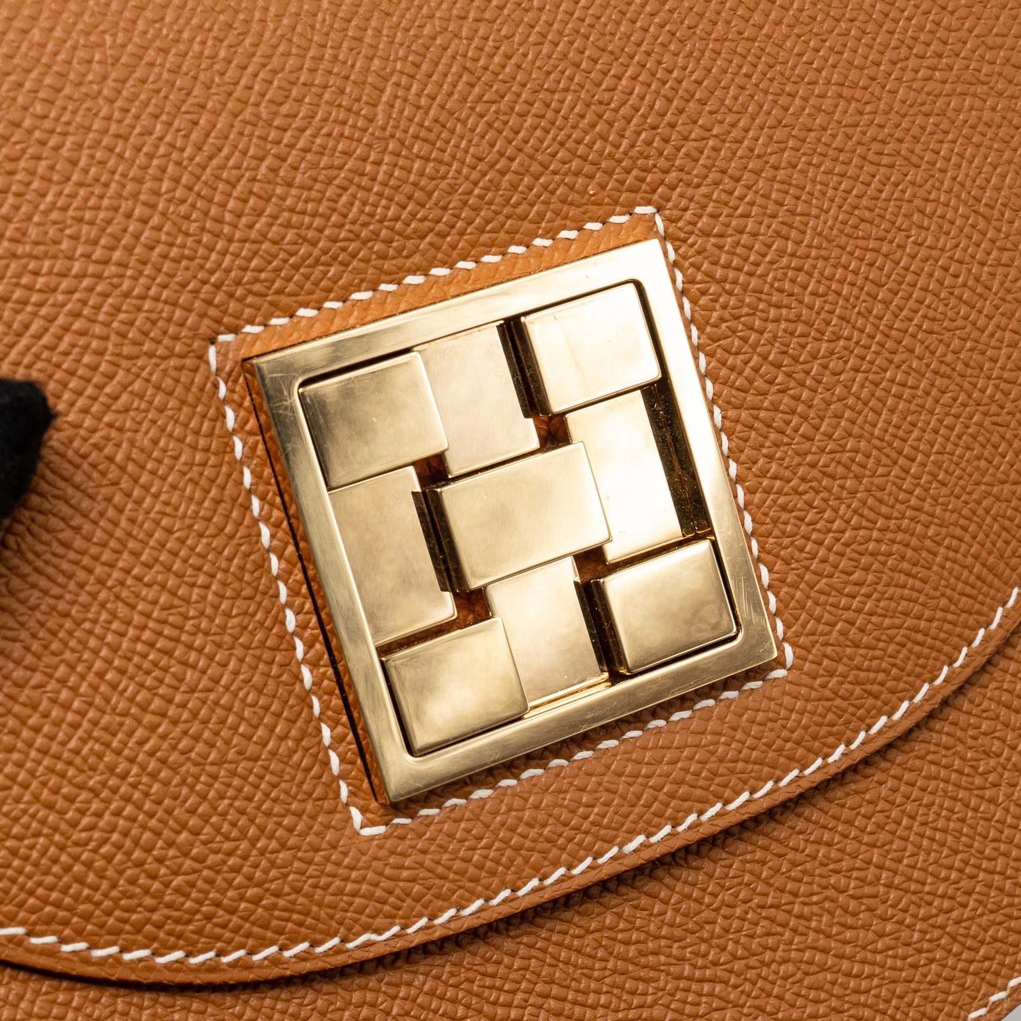 HERMES MOSAIQUE AU 24 MINI BAG EPSOM GOLD LGHW