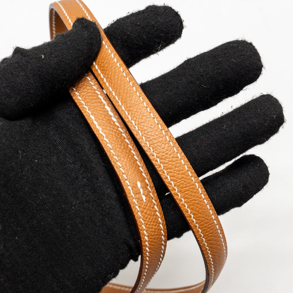 HERMES MOSAIQUE AU 24 MINI BAG EPSOM GOLD LGHW