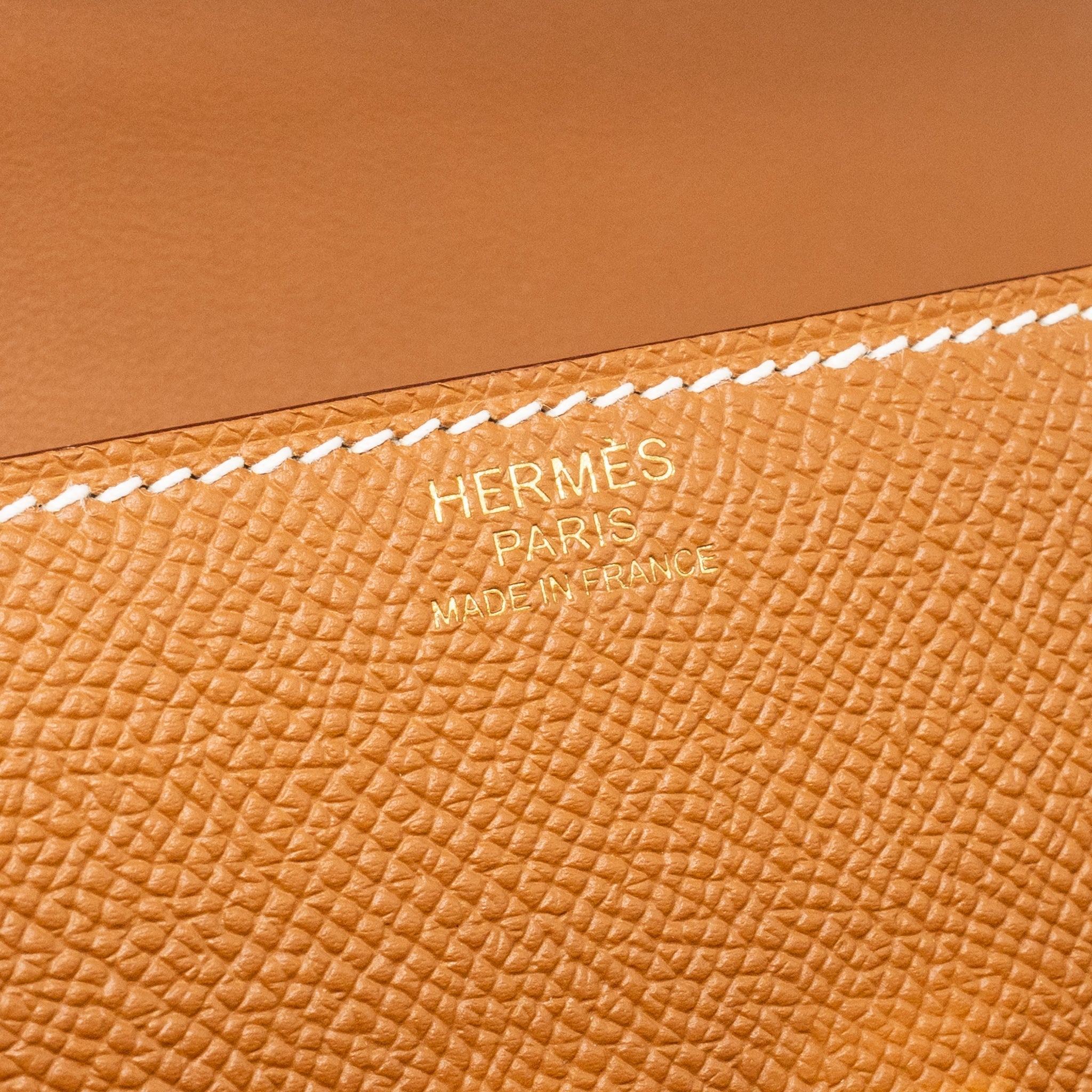 HERMES MOSAIQUE AU 24 MINI BAG EPSOM GOLD LGHW