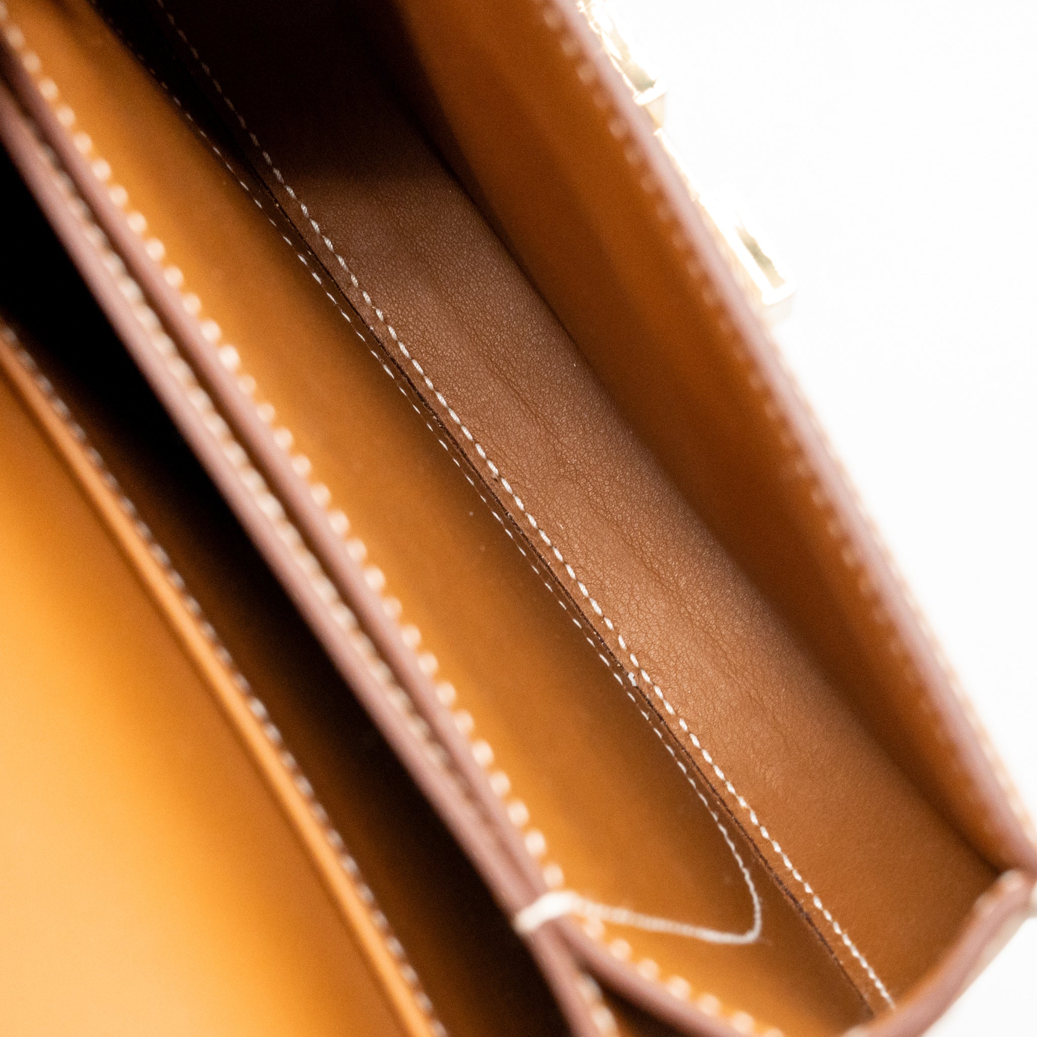 HERMES MOSAIQUE AU 24 MINI BAG EPSOM GOLD LGHW