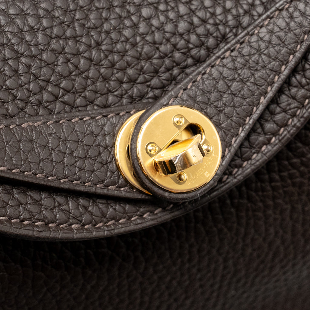HERMES MINI LINDY II CLEMENCE T3 BAI-BRUN LGHW