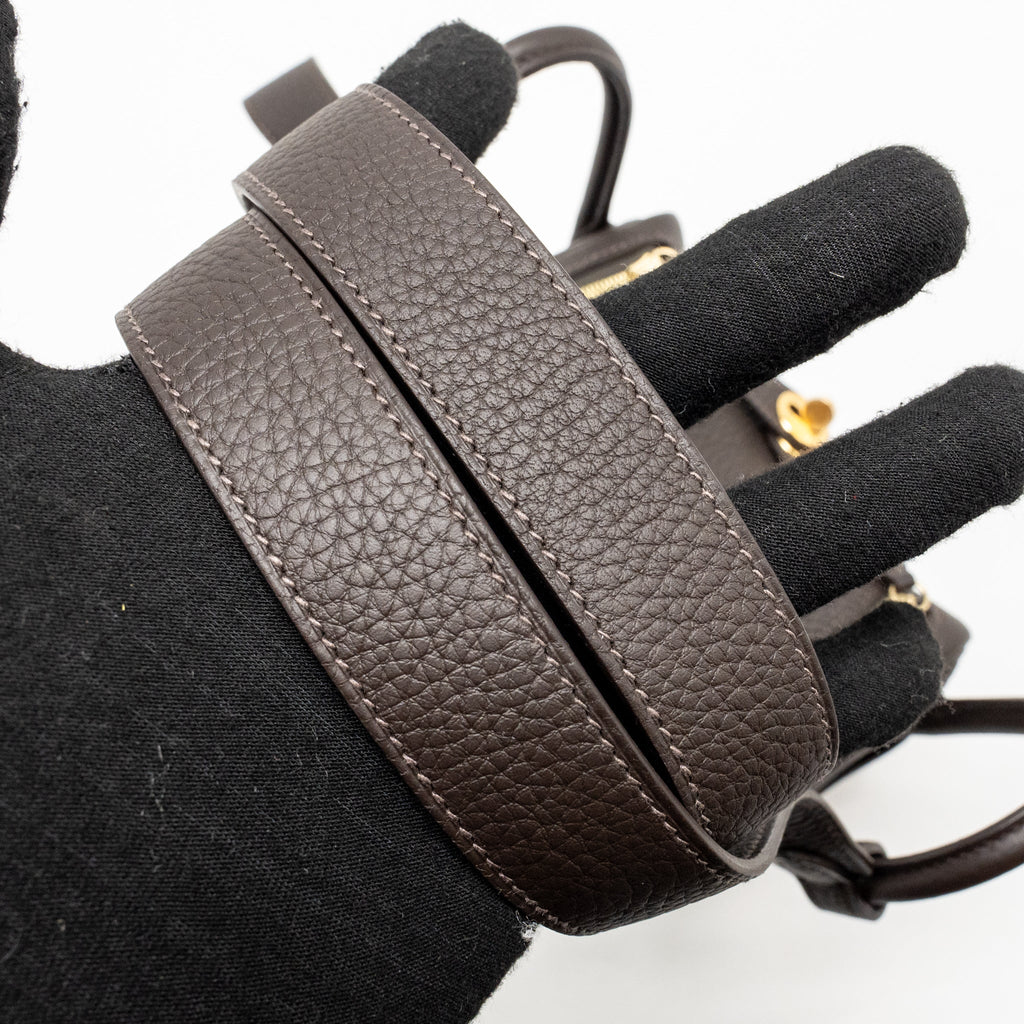 HERMES MINI LINDY II CLEMENCE T3 BAI-BRUN LGHW