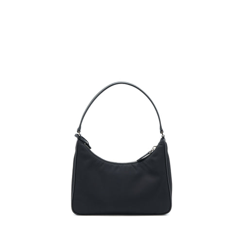 PRADA REEDITION 2005 NYLON BAG BLACK SHW