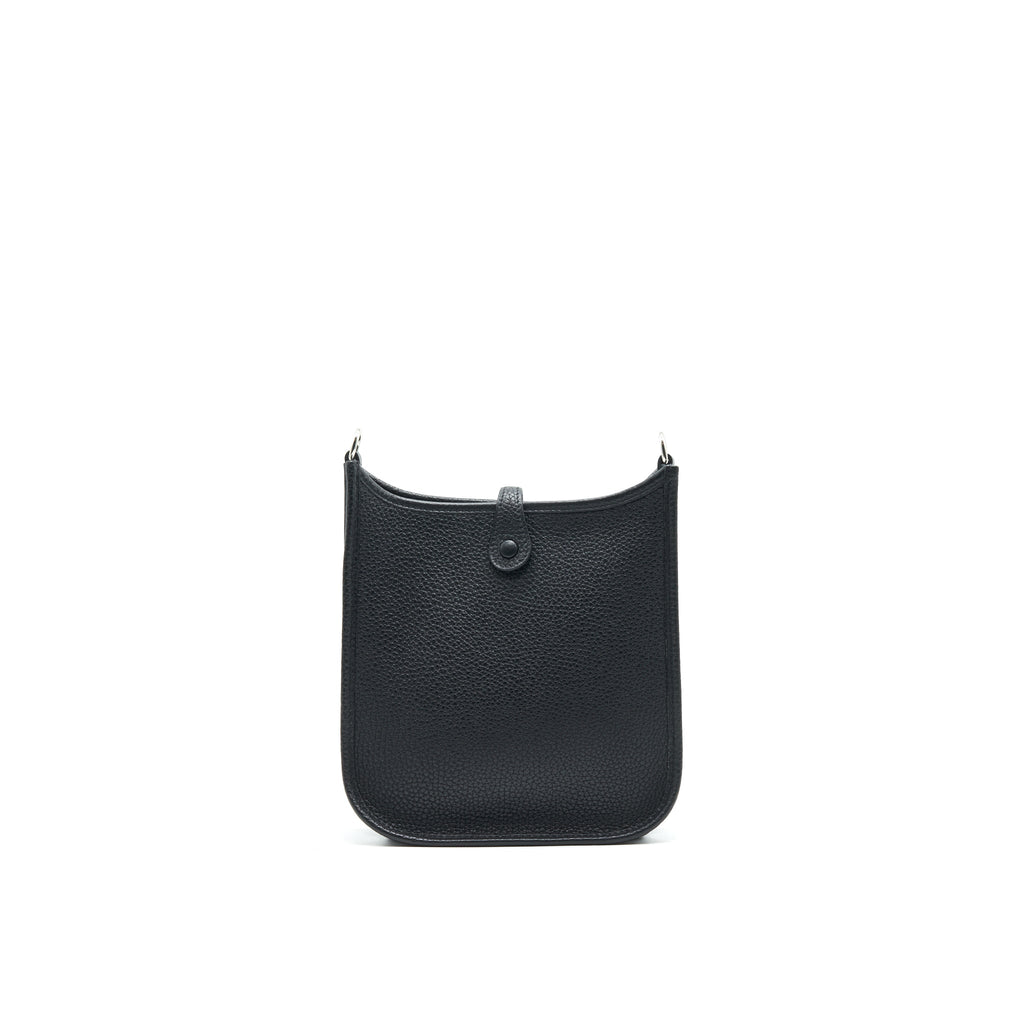 Hermes mini Evelyne black SHW