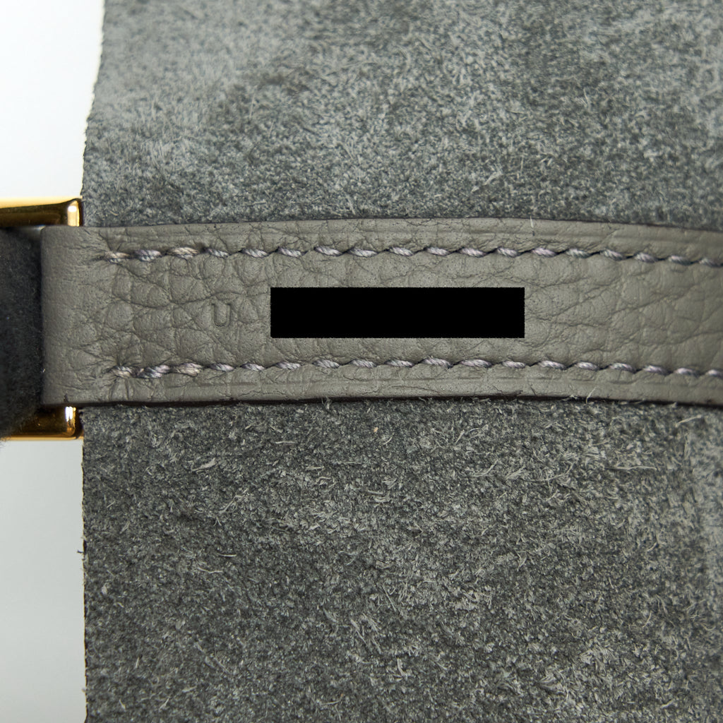 Hermes Picotin 18 Lock Bag Gris Meyer GHW