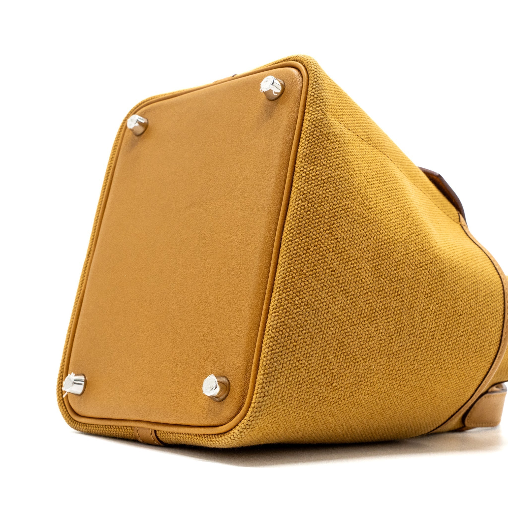 HERMES PICOTIN CARGO 18 LOCK BAG SWIFT / CANVAS DESERT / SESAME SHW