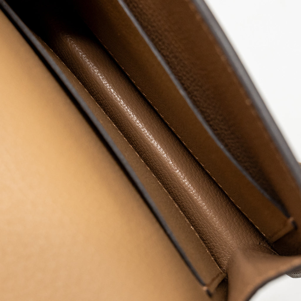 HERMES ROULIS SLIM EVERCOLOR CHAI / LIME GHW