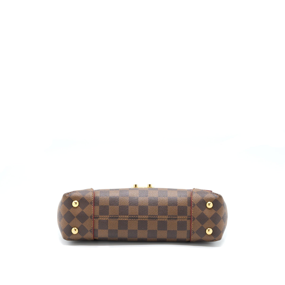 LOUIS VUITTON FLAP CHAIN BAG DAMIER EBENE GHW