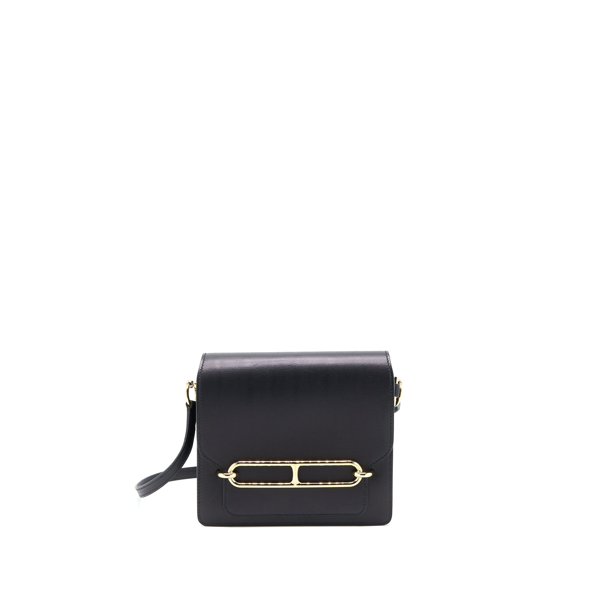 HERMES MINI ROULIS EVERGRAIN BLACK GHW