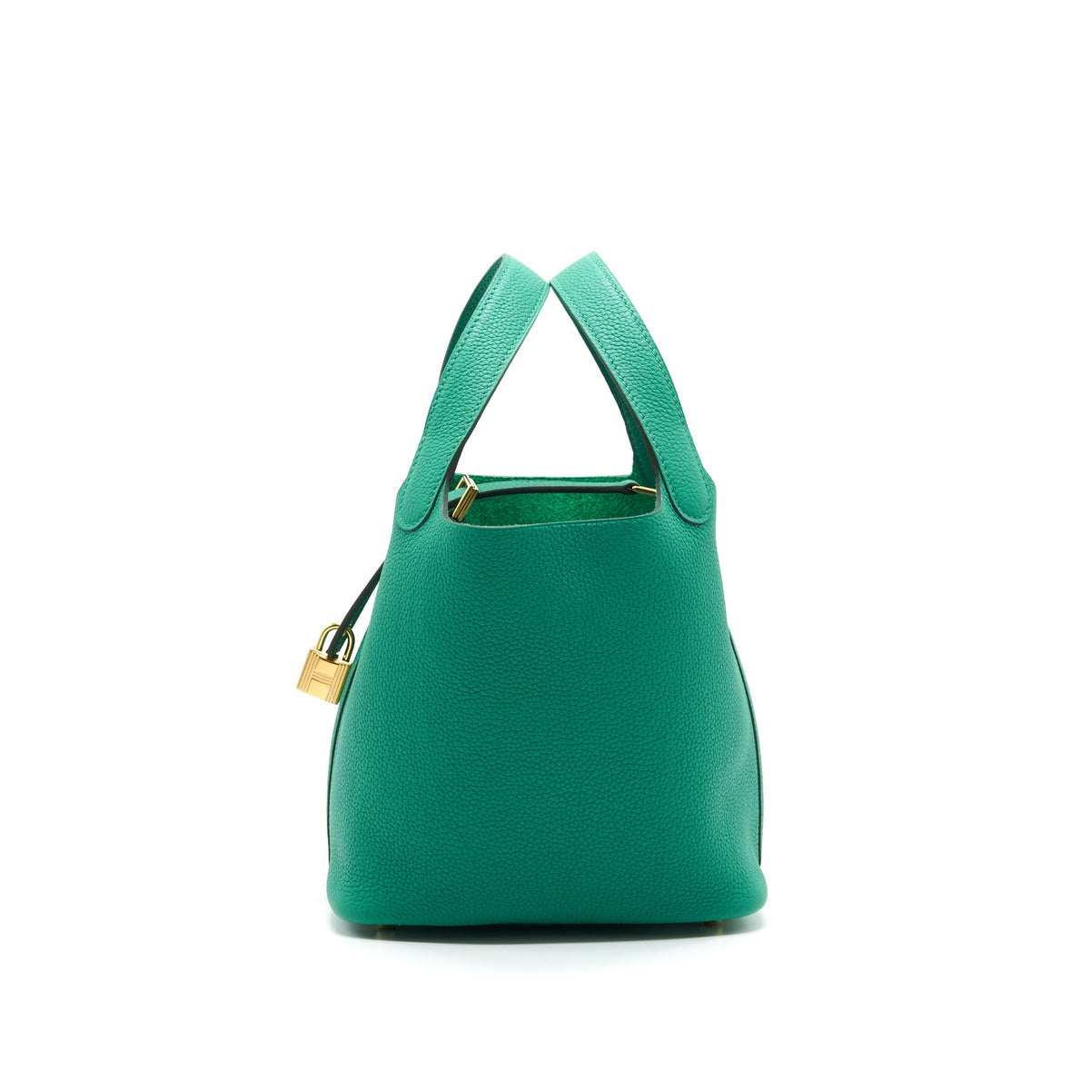Hermes picotin 18 Lock Bag Vert Jade GHW Taurillon Maurice Leather