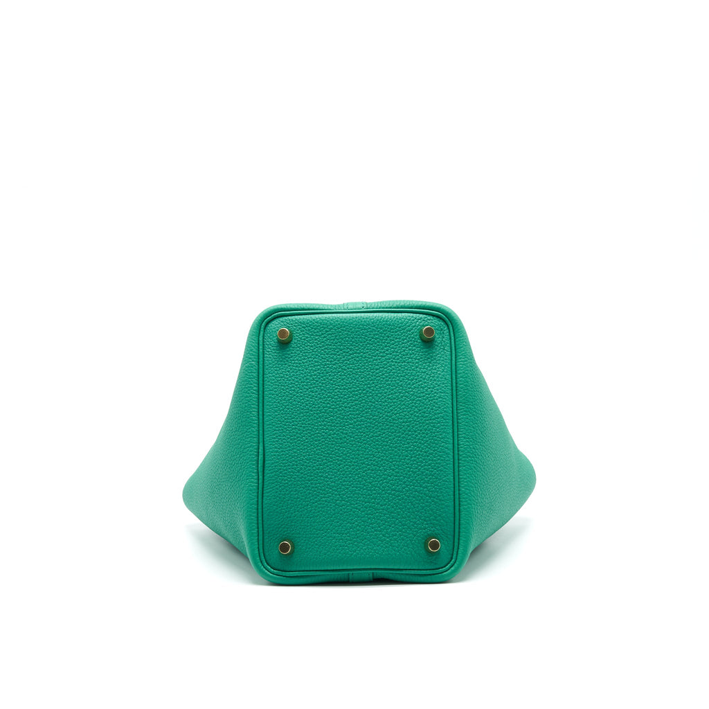 Hermes picotin 18 Lock Bag Vert Jade GHW Taurillon Maurice Leather