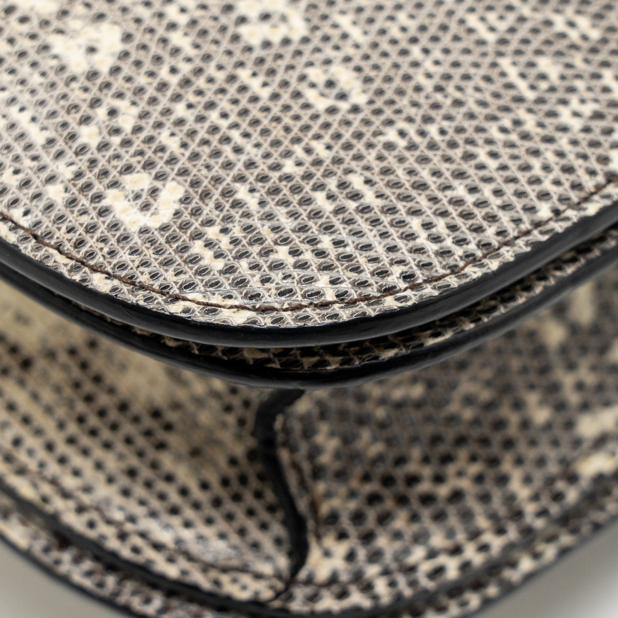 CELINE MEDIUM CLASSIC BOX BAG LIZARD NATURAL GHW