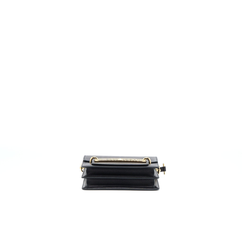 HERMES MINI ROULIS EVERGRAIN BLACK GHW