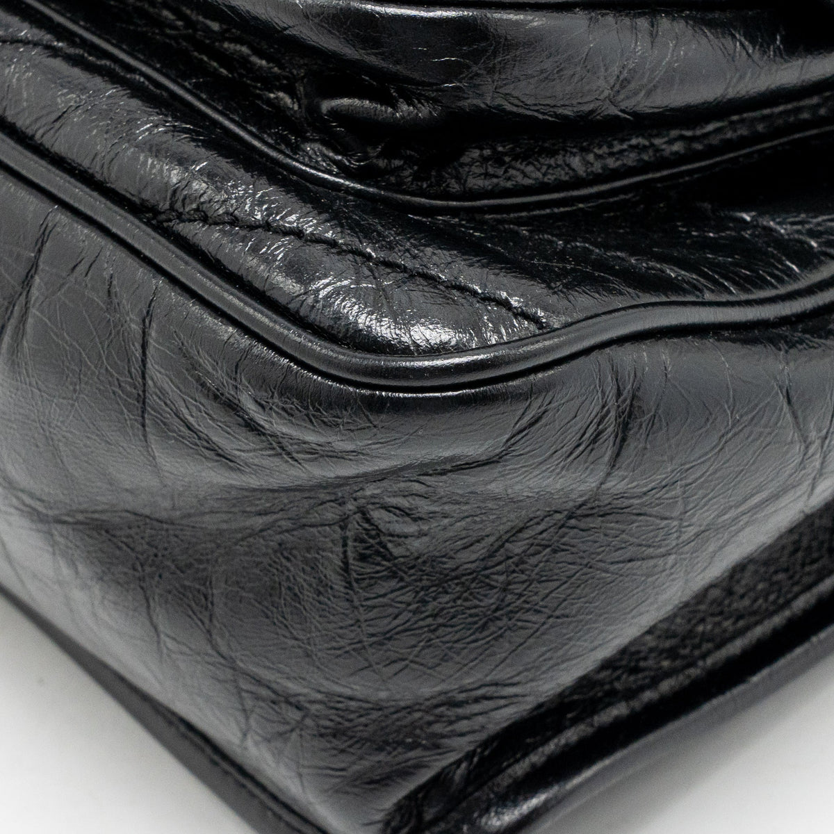 Saint Laurent/YSL Medium Niki Aged Calfskin Black SHW