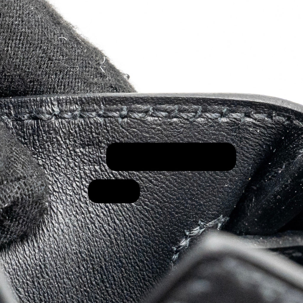 HERMES BIRKIN SHADOW 25 SWIFT BLACK SHW