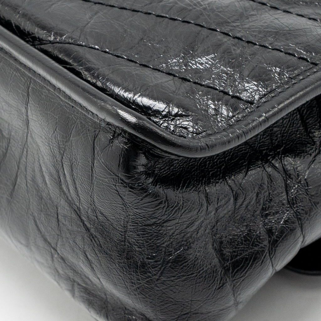 Saint Laurent/YSL Medium Niki Aged Calfskin Black SHW