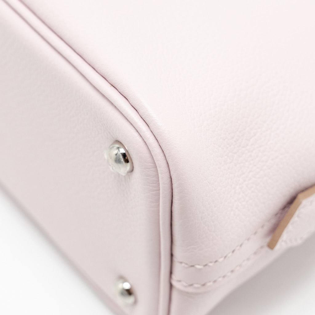 HERMES MINI BOLIDE EVERCOLOR MAUVE PALE/ CARAMEL SHW