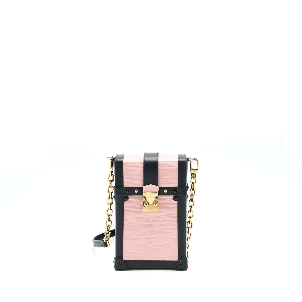 LOUIS VUITTON VERTICAL TRUNK POCHETTE EPI PINK GHW