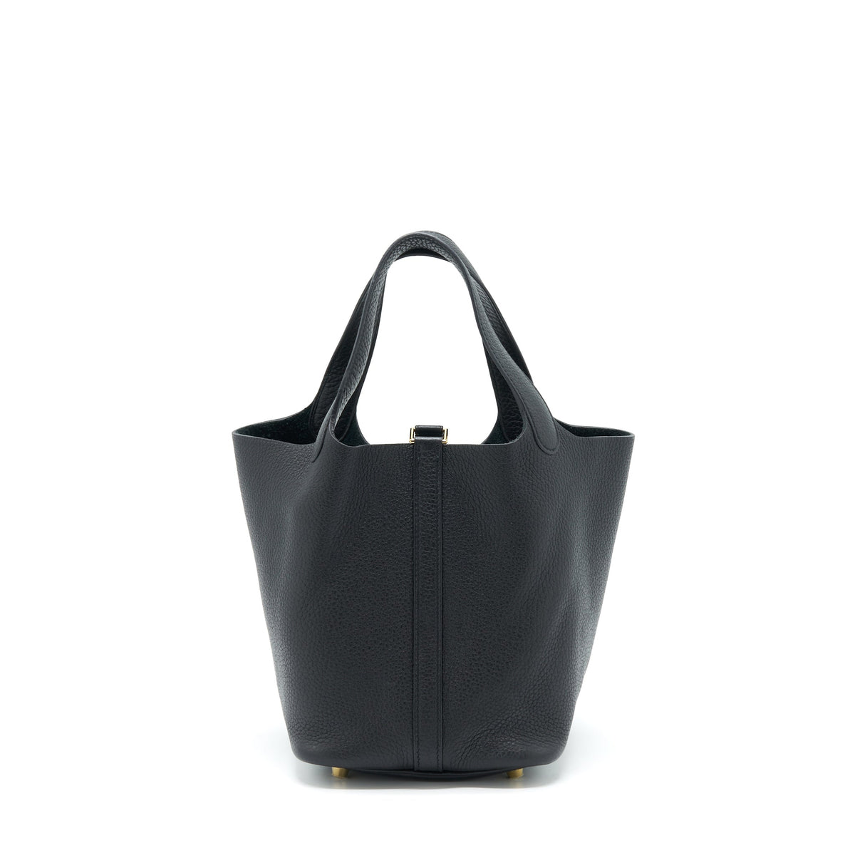 Hermes Picotin 18 Clemence Black GHW