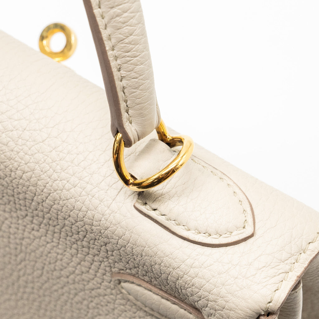 HERMES KELLY 25 TOGO BETON GHW