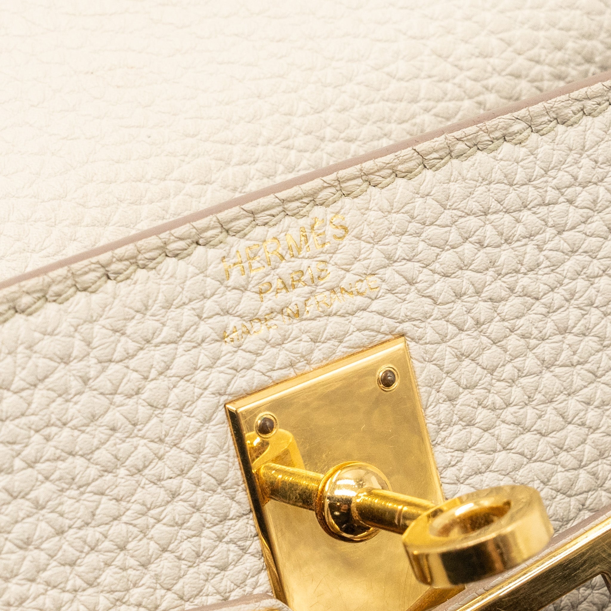 HERMES KELLY 25 TOGO BETON GHW