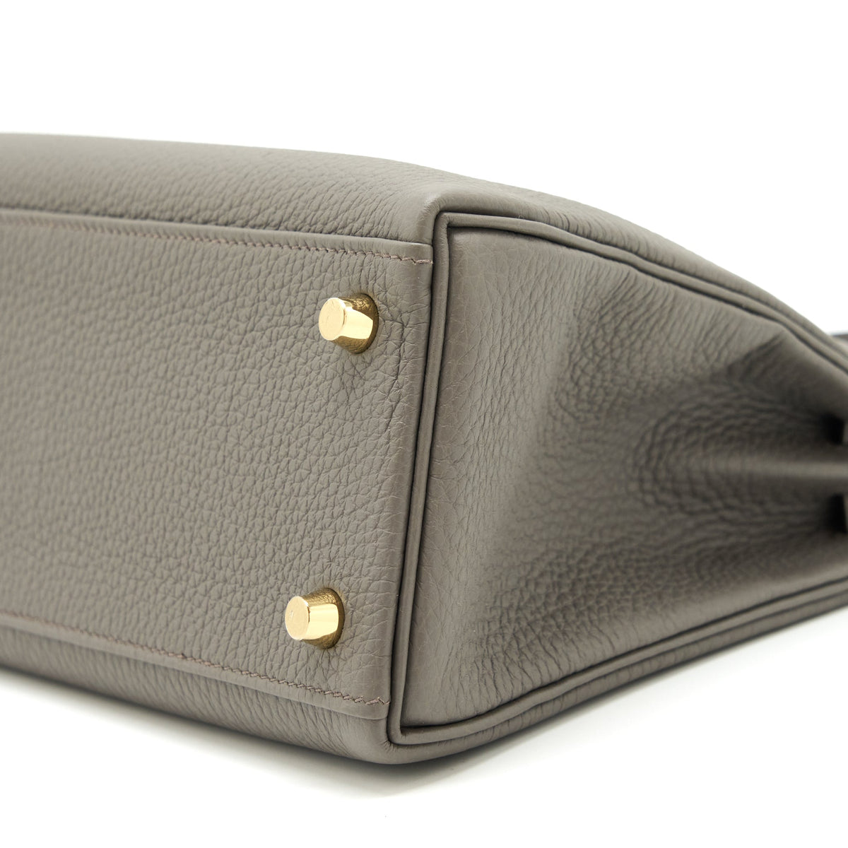 Hermes Kelly 25 Togo 8F Gris Etain GHW