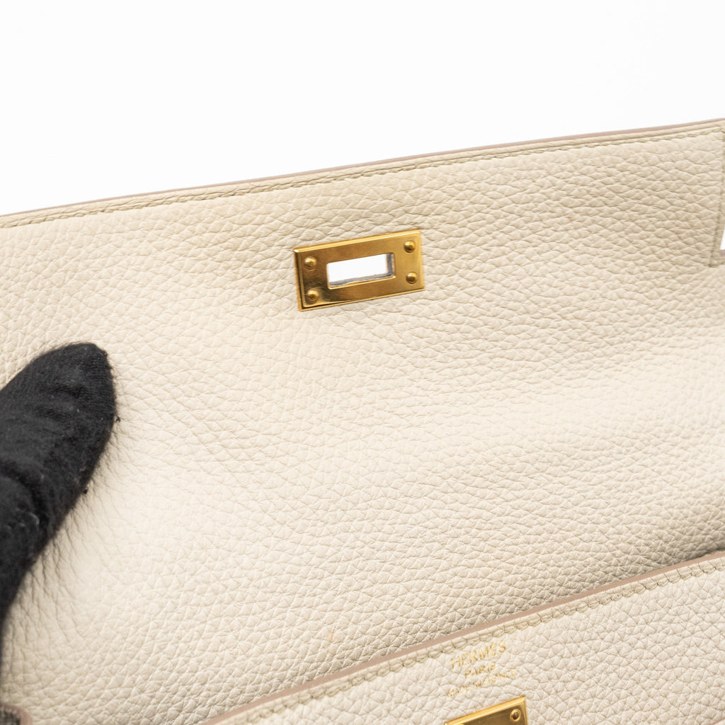 HERMES KELLY 25 TOGO BETON GHW