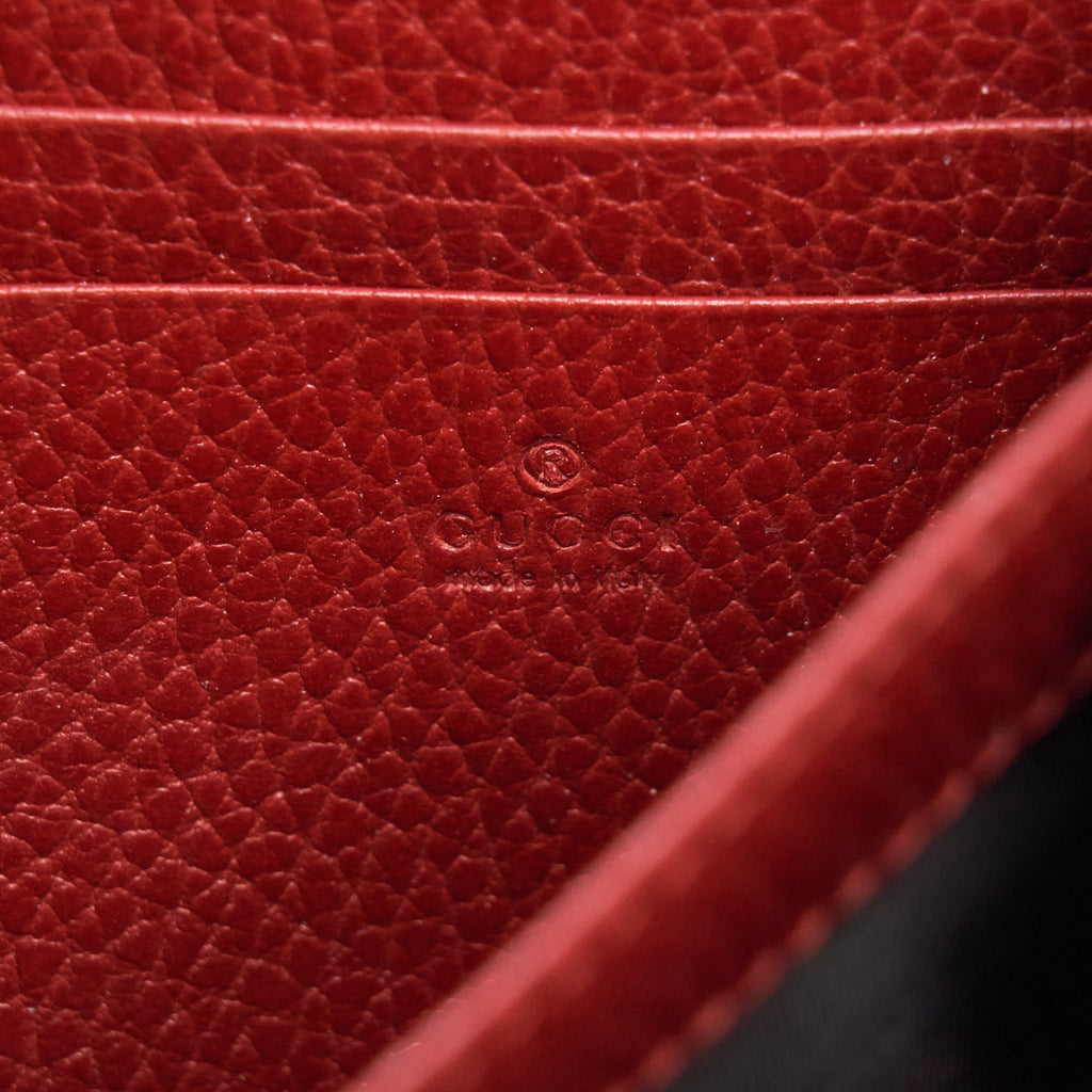 GUCCI DIONYSUS CHAIN WALLET RED