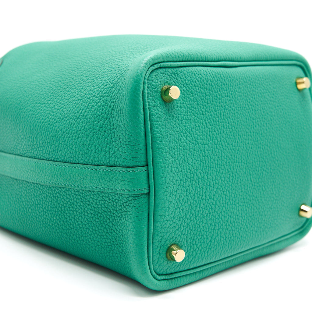 Hermes picotin 18 Lock Bag Vert Jade GHW Taurillon Maurice Leather