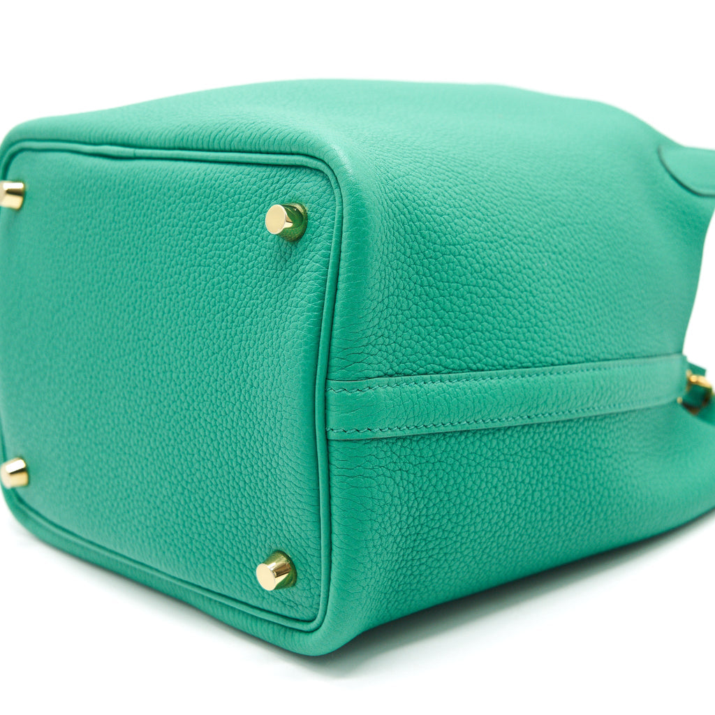 Hermes picotin 18 Lock Bag Vert Jade GHW Taurillon Maurice Leather