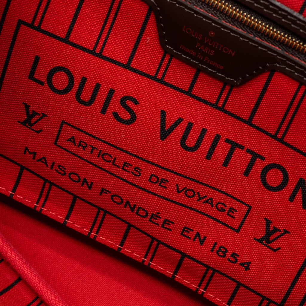 LOUIS VUITTON NEVERFULL PM DAMIER EBENE CANVAS GHW (NEW VERSION)