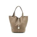 Hermes Picotin 22 Lock Bag Etoupe SHW