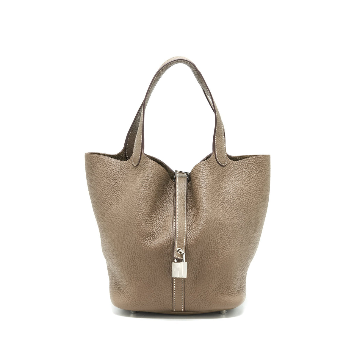 Hermes Picotin 22 Lock Bag Etoupe SHW