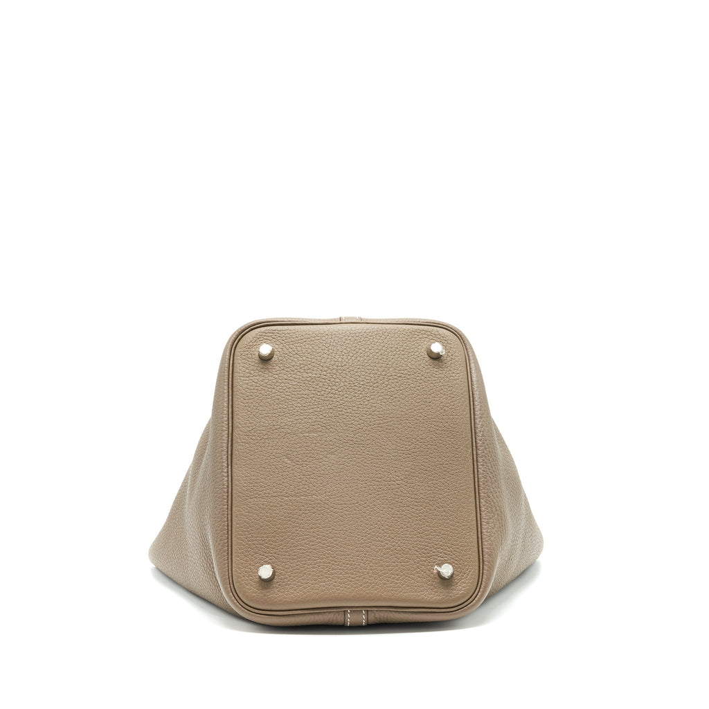 Hermes Picotin 22 Lock Bag Etoupe SHW