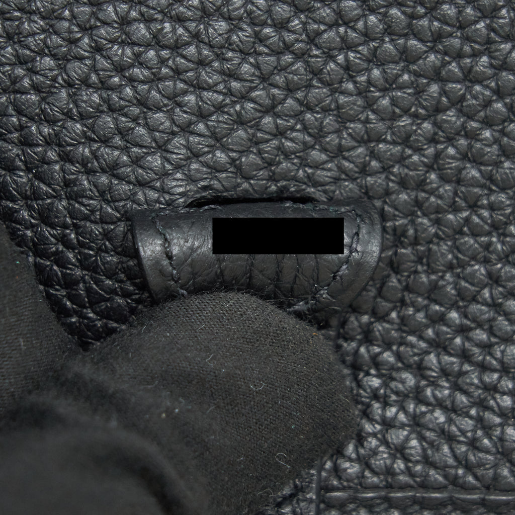 Hermes mini Evelyne black SHW