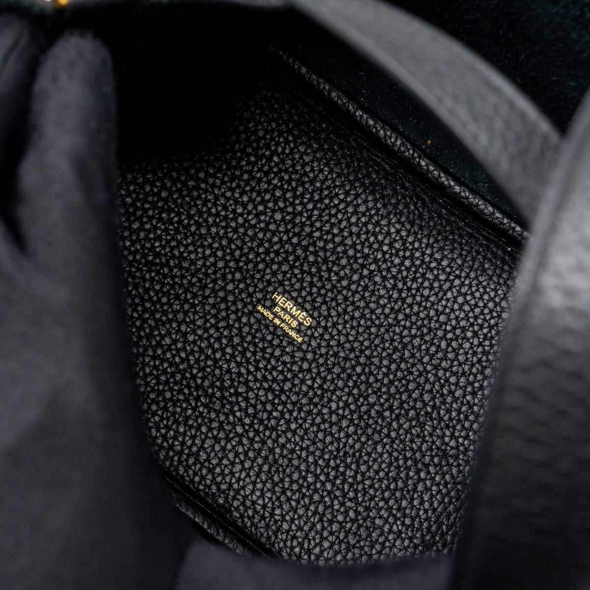 Hermes picotin 18 lock bag clemence black GHW