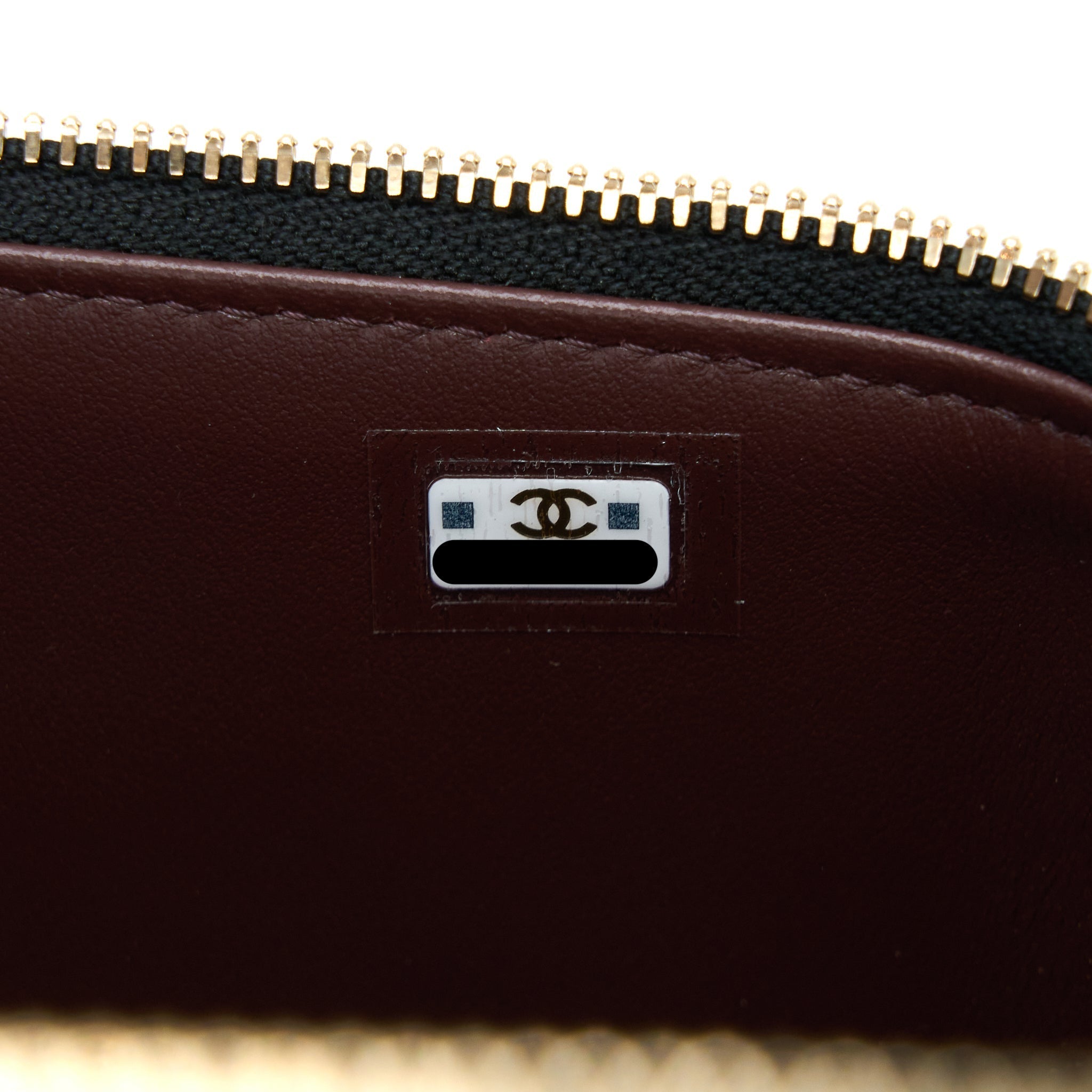 CHANEL LONG VANITY WITH CHAIN CAVIAR BLACK LGHW (MICROCHIP)