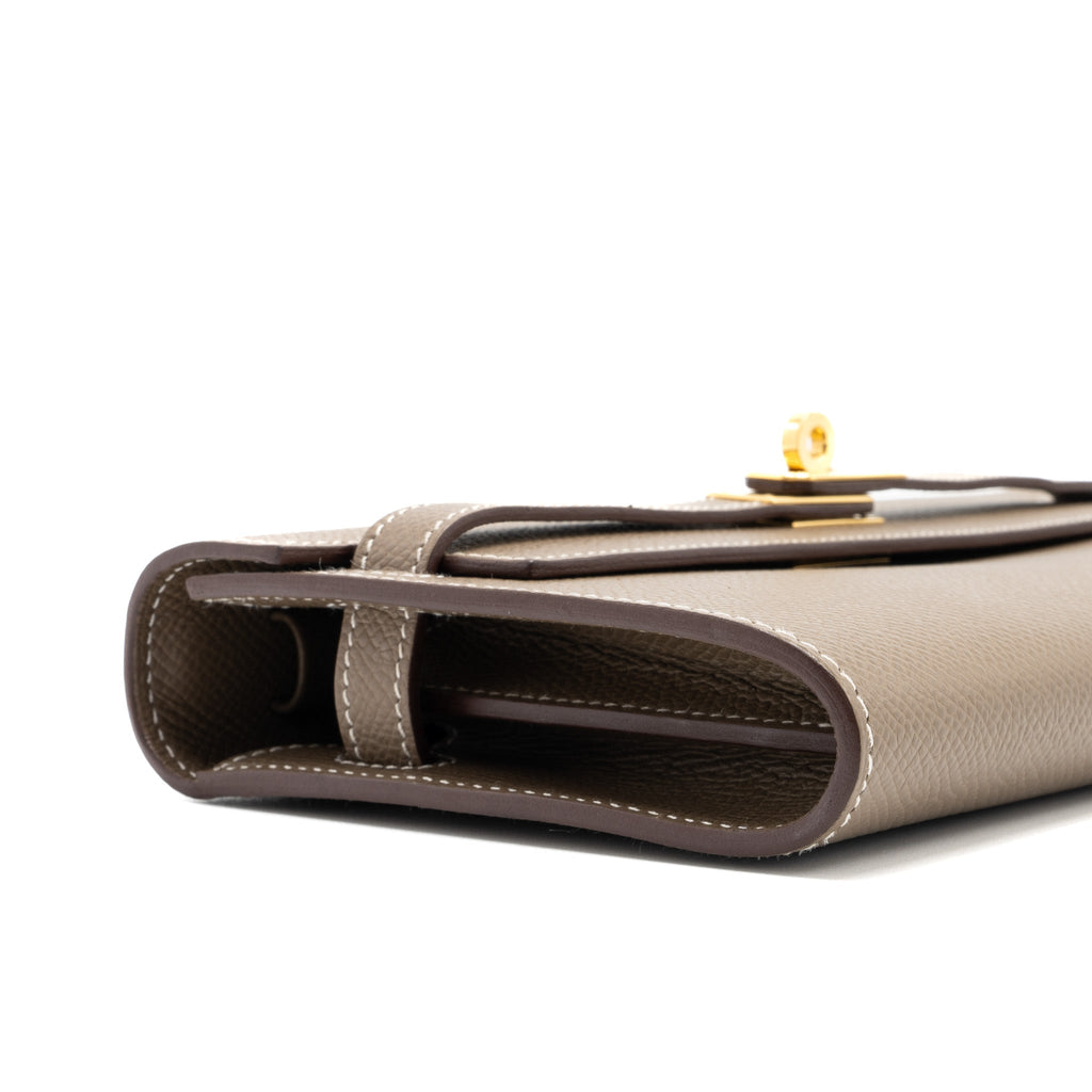 HERMES CLASSIC KELLY TO GO EPSOM ETOUPE GHW