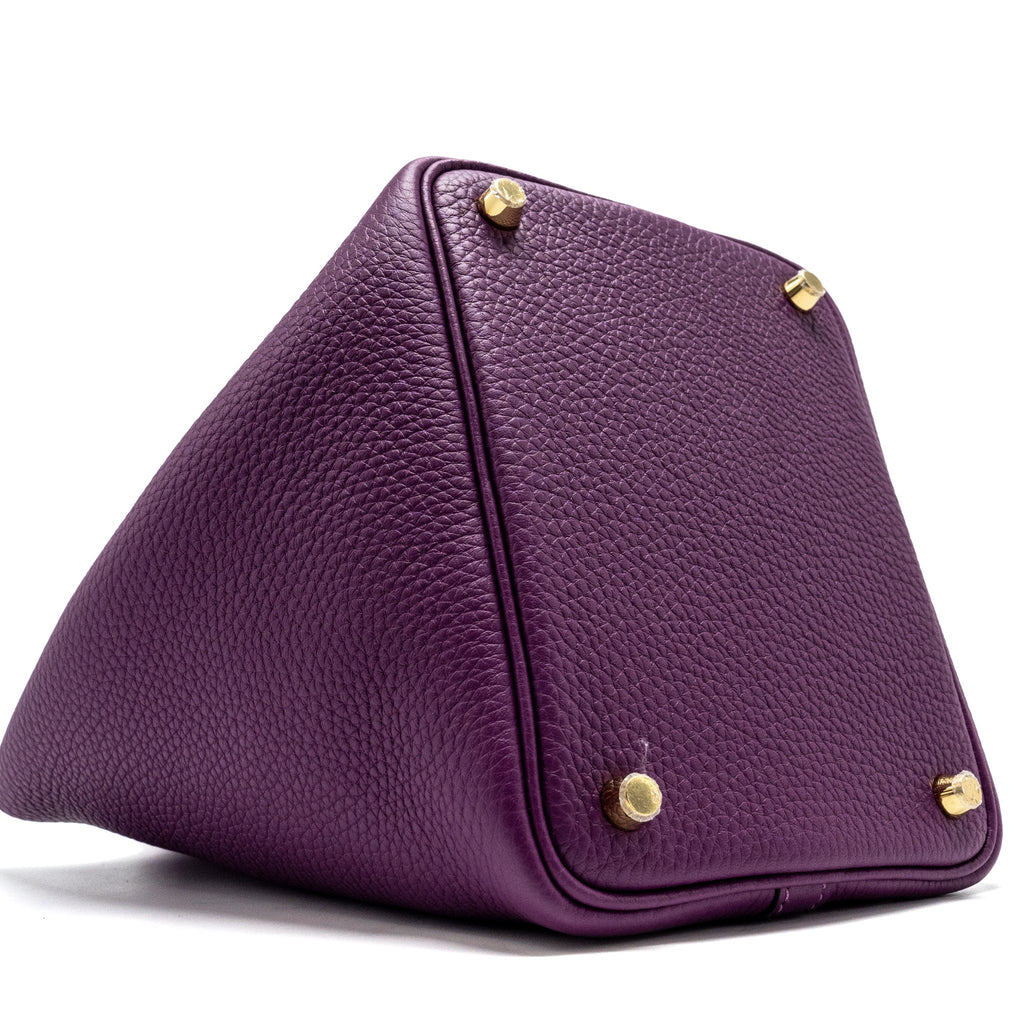 HERMES PICOTIN 18 LOCK BAG CLEMENCE ANEMONE GHW