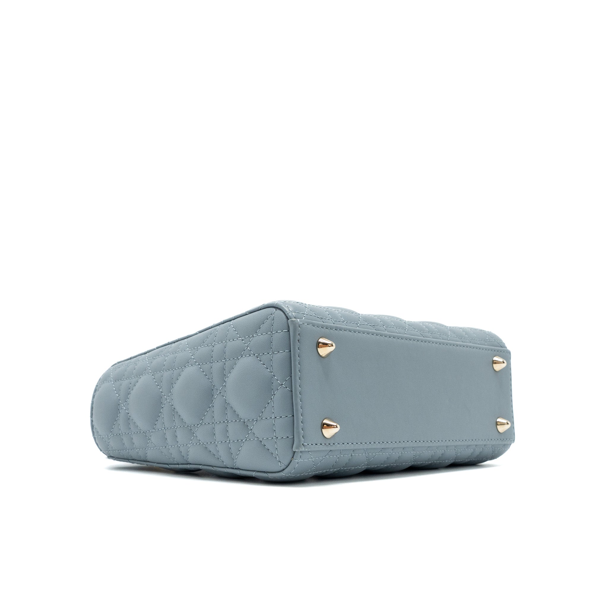 DIOR MY ABC SMALL LADY DIOR LAMBSKIN LIGHT BLUE LGHW
