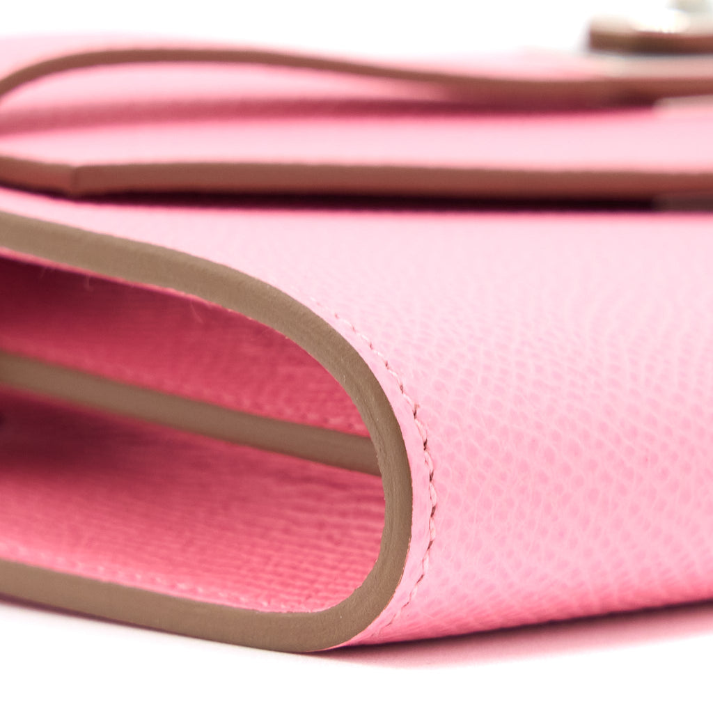 Hermes Kelly To Go Epsom 1Q Rose Confetti SHW