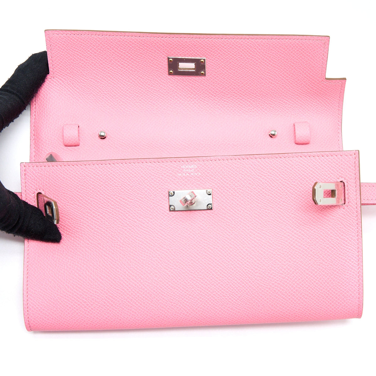 Hermes Kelly To Go Epsom 1Q Rose Confetti SHW
