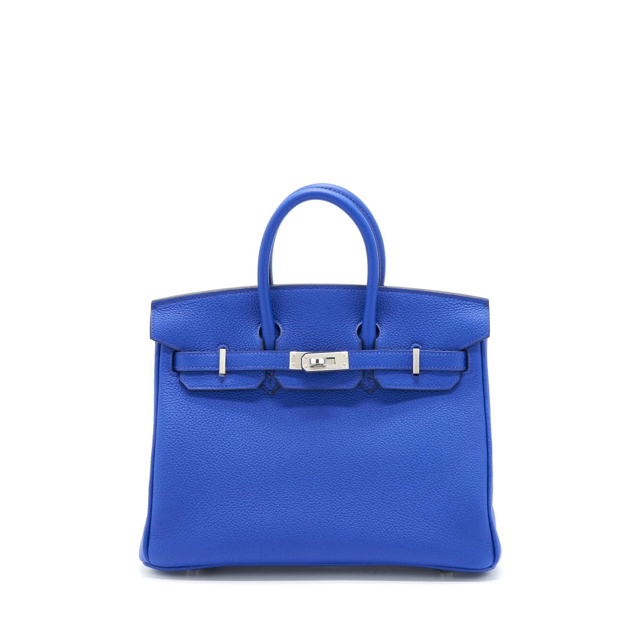 HERMES BIRKIN 25 TOGO LEATHER BLUE ROYAL / CAPUCHINS WITH SHW