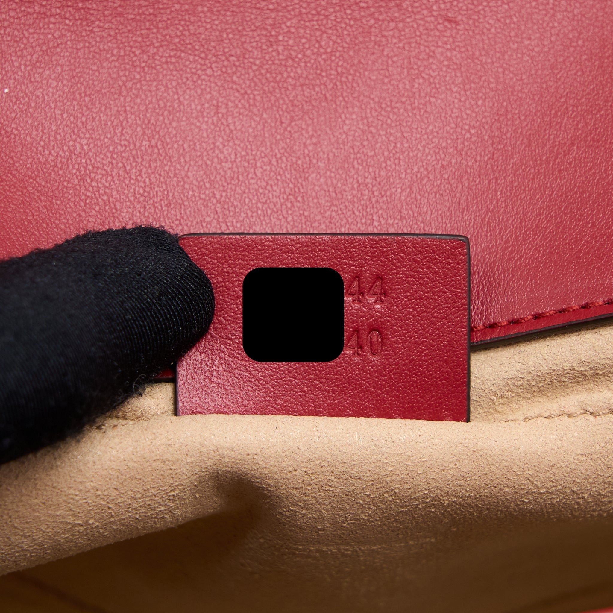 GUCCI MINI GG MARMONT BAG CALFSKIN RED BRUSHED GHW